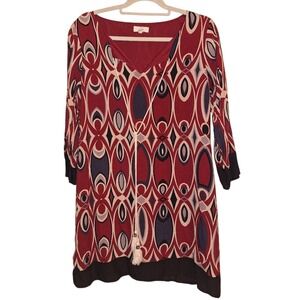 Women's Entro Medium Retro Style Mini Longsleeve Dress Office Casual Festival